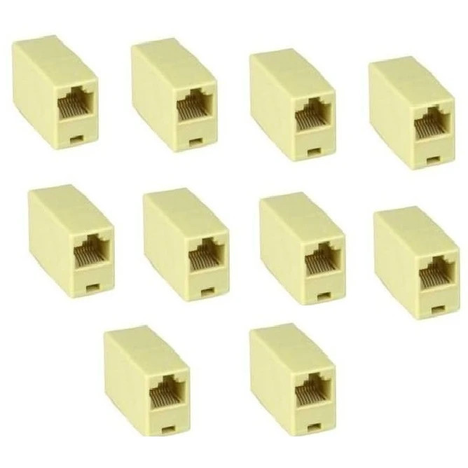 مبدل افزایش طول RJ45 مدل کوپلر 1 عددی (برل رابط شبکه)