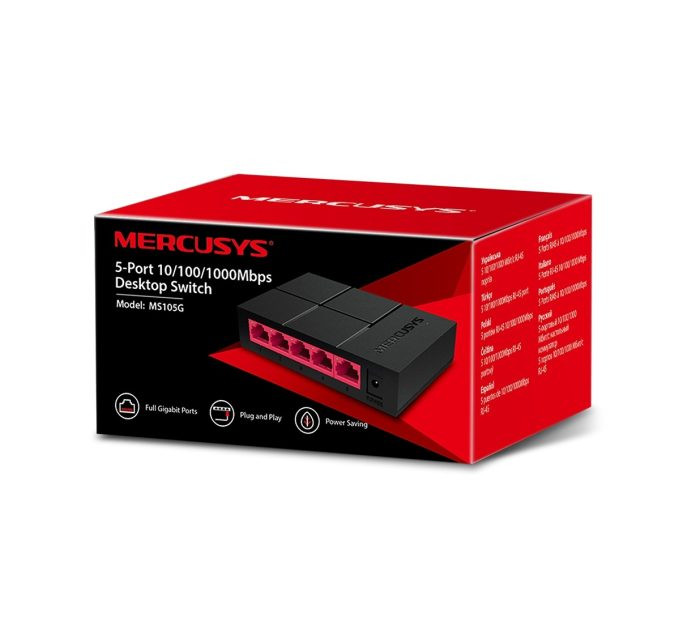 سوییچ شبکه MERCUSYS 5 PORT